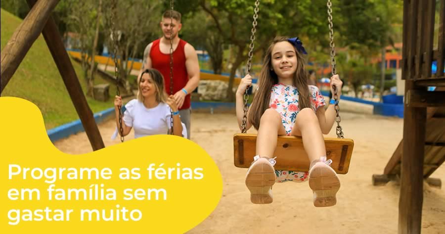 Programar as férias em famílias sem gastar muito